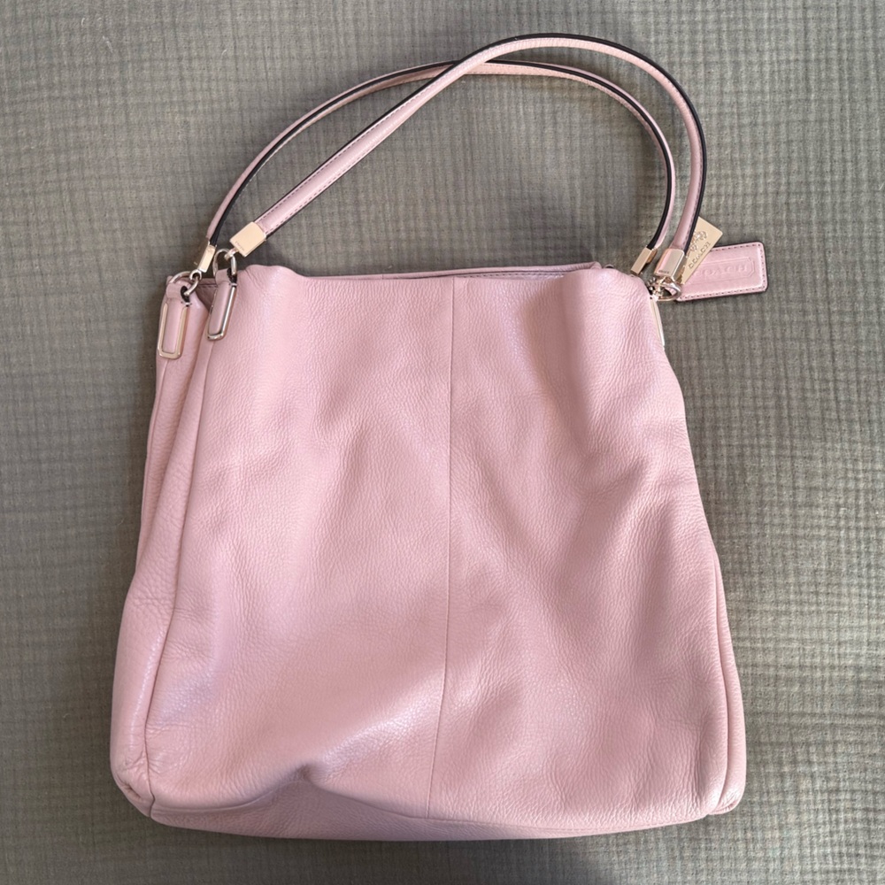 Coach Soft Pink Leather Shoulder Bag